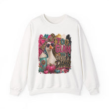 Load image into Gallery viewer, Too Glam to Give a Damn Goose Unisex Heavy Blend™ Crewneck Sweatshirt
