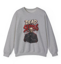 Load image into Gallery viewer, Dead Serious Halloween Sweatshirt | Masked Horror Streetwear Unisex Heavy Blend™ Crewneck Sweatshirt
