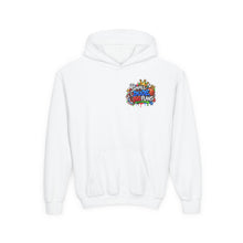 Load image into Gallery viewer, Small Dude Big Plans Boys Basketball Hoodie | Motivational Kids Graphic Youth Heavy Blend Hooded Sweatshirt
