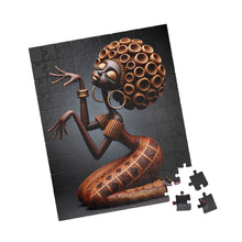 Load image into Gallery viewer, Sculpted in Gold – Afrocentric Bronze Art Puzzle (110, 252, 520, 1014-piece)

