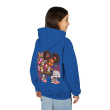 Load image into Gallery viewer, Smart Girls Change the World Youth Heavy Blend Hooded Sweatshirt
