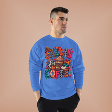 Load image into Gallery viewer, Fall-In’ for Coffee Unisex EcoSmart® Crewneck Sweatshirt
