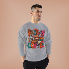 Load image into Gallery viewer, Fall-In’ for Coffee Unisex EcoSmart® Crewneck Sweatshirt
