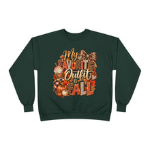 Load image into Gallery viewer, My Favorite Outfit Is Fall Unisex EcoSmart® Crewneck Sweatshirt

