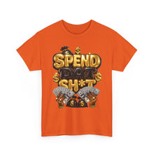 Load image into Gallery viewer, Spend Dat Sh*t Money Graphic Tee | Gold &amp; Black Cash Money Unisex Heavy Cotton Tee
