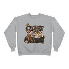 Load image into Gallery viewer, Quiet on the Creek | Less Talk More Peace Luxury Streetwear Graphic Unisex EcoSmart® Crewneck Sweatshirt
