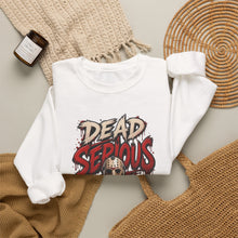 Load image into Gallery viewer, Dead Serious Halloween Sweatshirt | Masked Horror Streetwear Unisex Heavy Blend™ Crewneck Sweatshirt
