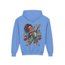 Load image into Gallery viewer, Small Kid Big Sound Kids Hoodie – Little Rockstar Music Graphic Youth Heavy Blend Hooded Sweatshirt
