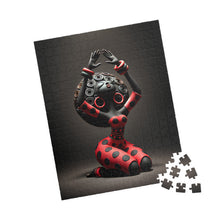 Load image into Gallery viewer, Lifted in Joy – Red &amp; Black Inspirational Art Jigsaw Puzzle (110, 252, 520, 1014-piece)
