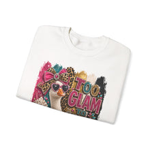 Load image into Gallery viewer, Too Glam to Give a Damn Goose Unisex Heavy Blend™ Crewneck Sweatshirt
