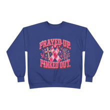 Load image into Gallery viewer, Prayed Up Pinked Out Breast Cancer Awareness Unisex EcoSmart® Crewneck Sweatshirt

