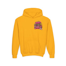 Load image into Gallery viewer, Smart Girls Change the World Youth Heavy Blend Hooded Sweatshirt
