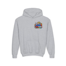 Load image into Gallery viewer, Small Dude Big Plans Boys Basketball Hoodie | Motivational Kids Graphic Youth Heavy Blend Hooded Sweatshirt
