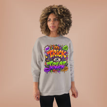 Load image into Gallery viewer, Halloween Trick or Treat Crewneck Sweatshirt
