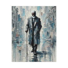 Load image into Gallery viewer, Every Step a Story – Elderly Black Man Jigsaw Puzzle | Textured Urban Fine Art (110, 252, 520, 1014-piece)

