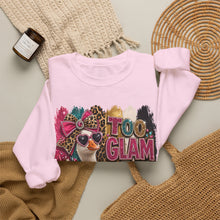 Load image into Gallery viewer, Too Glam to Give a Damn Goose Unisex Heavy Blend™ Crewneck Sweatshirt

