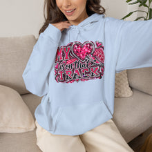 Load image into Gallery viewer, My Heart Is On That Track Unisex Heavy Blend™ Hooded Sweatshirt
