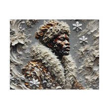 Load image into Gallery viewer, Strength Through the Storm – A Textured Black Art Puzzle (110, 252, 520, 1014-piece)

