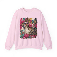 Load image into Gallery viewer, Too Glam to Give a Damn Goose Unisex Heavy Blend™ Crewneck Sweatshirt
