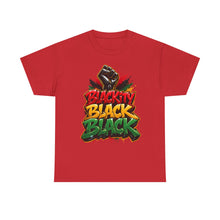 Load image into Gallery viewer, Blackity Black Black T-Shirt | Juneteenth Black Pride Graffiti Streetwear TeeUnisex Heavy Cotton Tee
