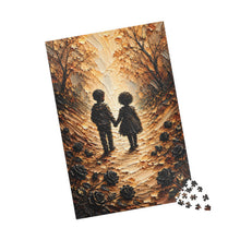 Load image into Gallery viewer, Wherever Life Leads – Inspirational Black Rose Art Puzzle (110, 252, 520, 1014-piece)
