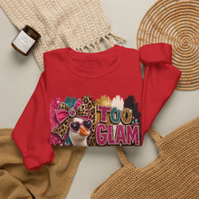 Load image into Gallery viewer, Too Glam to Give a Damn Goose Unisex Heavy Blend™ Crewneck Sweatshirt
