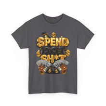 Load image into Gallery viewer, Spend Dat Sh*t Money Graphic Tee | Gold &amp; Black Cash Money Unisex Heavy Cotton Tee

