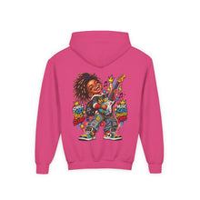 Load image into Gallery viewer, Small Kid Big Sound Kids Hoodie – Little Rockstar Music Graphic Youth Heavy Blend Hooded Sweatshirt
