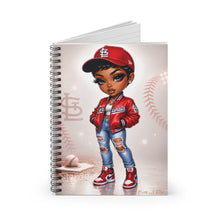 Load image into Gallery viewer, Gameday Glam Spiral Notebook - Ruled Line
