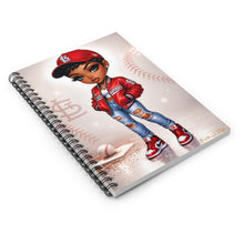 Load image into Gallery viewer, Gameday Glam Spiral Notebook - Ruled Line
