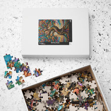 Load image into Gallery viewer, Roots of Radiance – Colorful Tree of Life Jigsaw Puzzle (110, 252, 520, 1014-piece)
