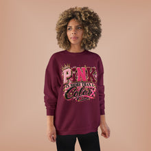 Load image into Gallery viewer, Pink Is More Than a Color Breast Cancer Awareness Unisex EcoSmart® Crewneck Sweatshirt

