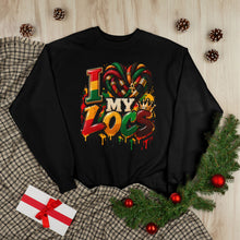Load image into Gallery viewer, I Love My Locs Unisex EcoSmart® Crewneck Sweatshirt
