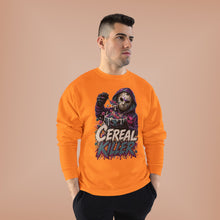 Load image into Gallery viewer, Cereal Killer Halloween Sweatshirt | Masked Horror Graphic Unisex EcoSmart® Crewneck Sweatshirt

