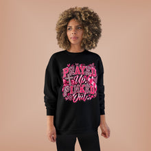 Load image into Gallery viewer, Prayed Up Pinked Out Breast Cancer Awareness Unisex EcoSmart® Crewneck Sweatshirt
