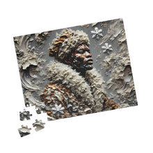 Load image into Gallery viewer, Strength Through the Storm – A Textured Black Art Puzzle (110, 252, 520, 1014-piece)
