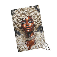 Load image into Gallery viewer, Silver Crowned Elegance – Luxury Sculptural Art Puzzle (110, 252, 520, 1014-piece)
