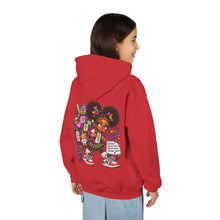 Load image into Gallery viewer, Smart Girls Change the World Youth Heavy Blend Hooded Sweatshirt
