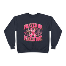 Load image into Gallery viewer, Prayed Up Pinked Out Breast Cancer Awareness Unisex EcoSmart® Crewneck Sweatshirt
