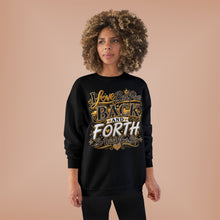 Load image into Gallery viewer, Back &amp; Forth Bling Sweatshirt – “I Love Both Places” Statement Unisex EcoSmart® Crewneck Sweatshirt
