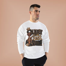 Load image into Gallery viewer, Quiet on the Creek | Less Talk More Peace Luxury Streetwear Graphic Unisex EcoSmart® Crewneck Sweatshirt
