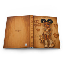 Load image into Gallery viewer, Golden Toffee Cry Baby Hardcover Journal Matte
