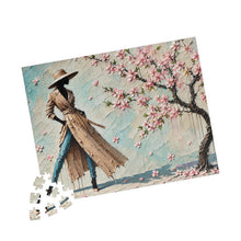 Load image into Gallery viewer, Petals &amp; Poise – Spring Fashion Art Puzzle (110, 252, 520, 1014-piece)
