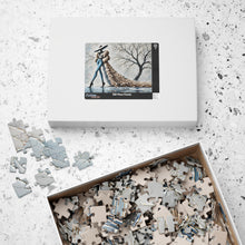 Load image into Gallery viewer, Winter's Runway – Textured High-Fashion ArtPuzzle (110, 252, 520, 1014-piece)
