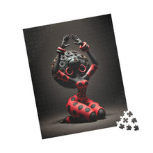 Load image into Gallery viewer, Lifted in Joy – Red &amp; Black Inspirational Art Jigsaw Puzzle (110, 252, 520, 1014-piece)
