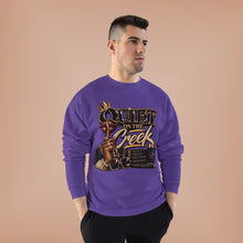 Load image into Gallery viewer, Quiet on the Creek | Less Talk More Peace Luxury Streetwear Graphic Unisex EcoSmart® Crewneck Sweatshirt
