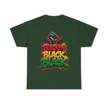 Load image into Gallery viewer, Blackity Black Black T-Shirt | Juneteenth Black Pride Graffiti Streetwear TeeUnisex Heavy Cotton Tee
