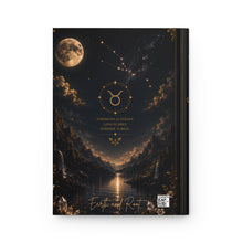 Load image into Gallery viewer, Golden Horns and Moonlight (Taurus) Hardcover Journal Matte
