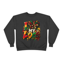 Load image into Gallery viewer, I Love My Locs Unisex EcoSmart® Crewneck Sweatshirt
