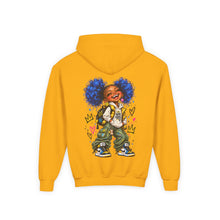 Load image into Gallery viewer, Good Vibes Youth Heavy Blend Hooded Sweatshirt
